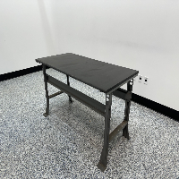 5' Black Stationary Lab Table image 1